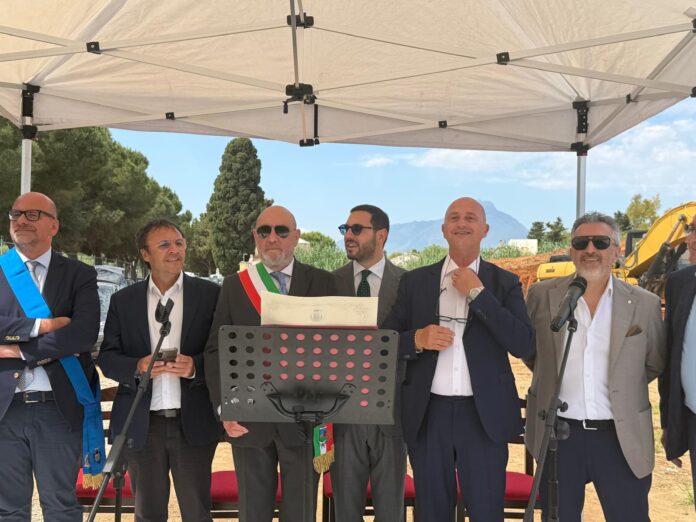 scuola Campofelice cerimonia avvio lavori