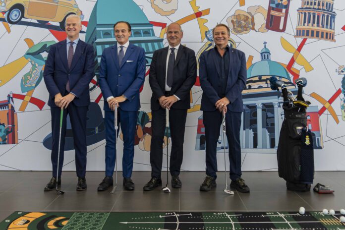 Da sinistra Zangrillo, Cirio, Cerchiai, Bongioanni