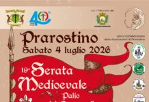 A PRAROSTINO (TO) SABATO 4 LUGLIO UNA SERATA MEDIOEVALE CON IL PALIO DEL PAPPAGALLO