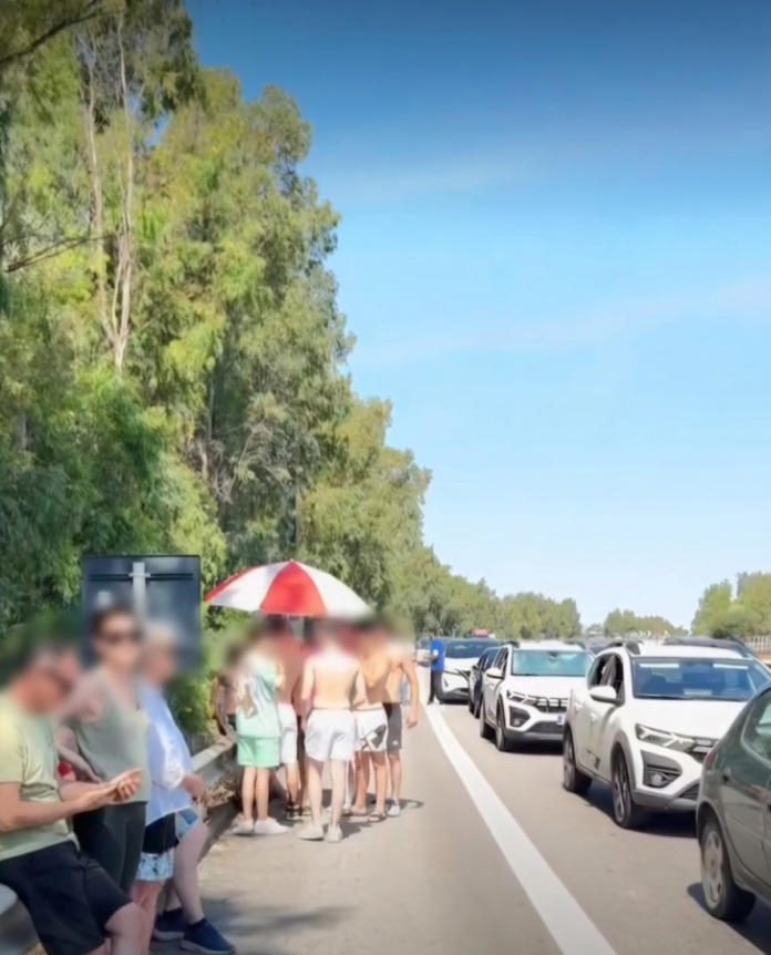 ombrelloni autostrada
