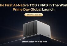 TerraMaster lancia F4-425 Pro, il NAS AI-native pensato per il cloud privato di nuova generazione