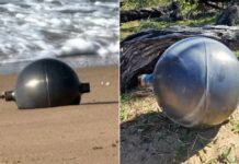 Sfere metalliche non identificate ritrovate su una spiaggia australiana sarebbero “detriti di un razzo straniero”, afferma l’agenzia spaziale