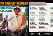 BUENA VISTA SOCIAL CLUB TORNA IN ITALIA CON IL VÍVELO INTERNATIONAL TOUR