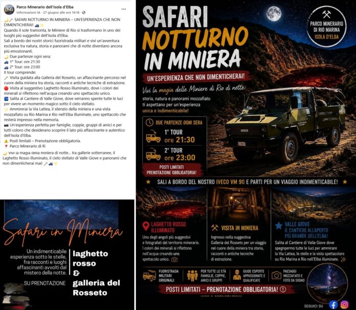 Safari in miniera