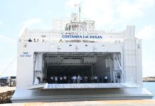 Lampedusa, prove tecniche per il traghetto “Costanza I di Sicilia”