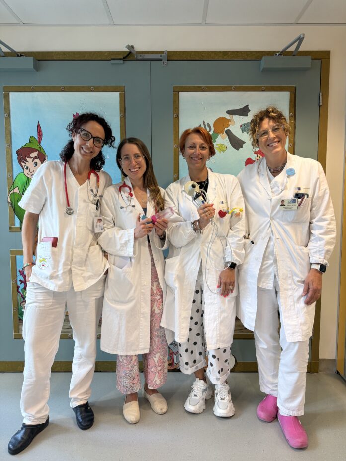 da sx dott.sse Silvia Ghione, Giulia Soli, Chiara Magni e Michela Grazzini