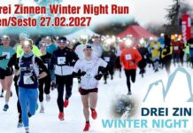 DREI ZINNEN WINTER NIGHT RUN ISCRIZIONI APERTE ALLA 2.a EDIZIONE