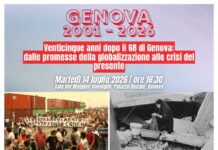 “Genova 2001–2026. Venticinque anni dopo il G8 di Genova: dalle promesse della globalizzazione alle crisi del presente”