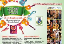 Dal 16 al 19 luglio a Fiuggi (Frosinone) si terrà la ventesima edizione del “FIUGGI GUITAR FESTIVAL”