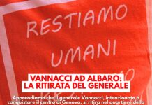 Il Generale Vannacci si ritira ad Albaro