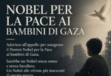 Aderisco anch’io all’appello per assegnare il Premio Nobel per la Pace ai bambini di Gaza