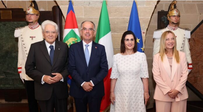 Mattarella Begaj Meloni