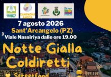 Sant’Arcangelo si tinge di giallo: torna la “Notte Gialla Coldiretti”