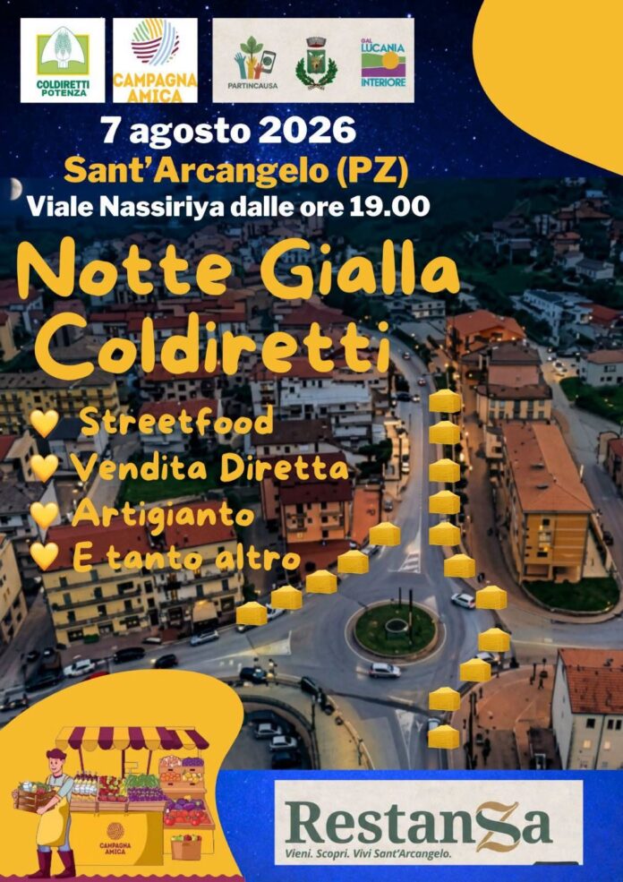 notte gialla coldiretti