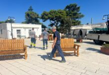 San Domino – Tremiti, 15 nuove panche per la riqualificazione dell’isola