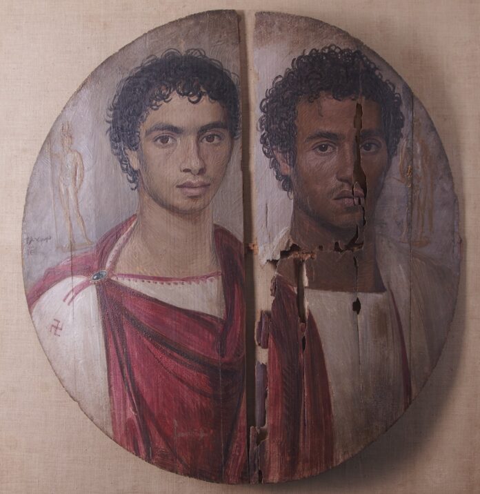 1)Tondo ligneo dei Due Fratelli (“Tondo di Antinoopolis”)_Egyptian Museum in Cairo